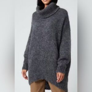 Isabel Marant Charcoal Turtleneck Sweater